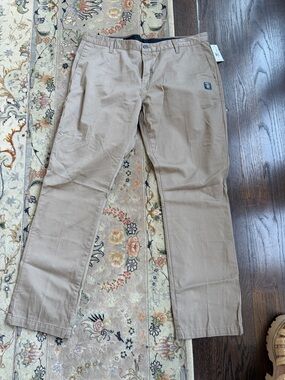 VOLCOM NWT Men's Tan Straight Chinos Pants Size 40